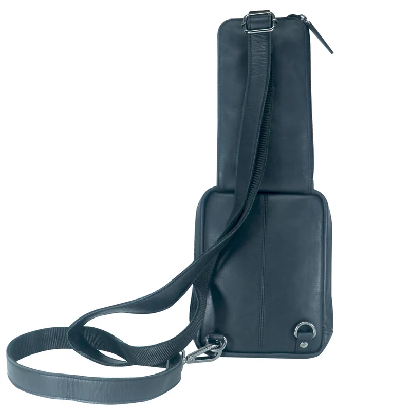 Jim Brusttasche Männer mit Handyfach Leder Sling Bag Damen