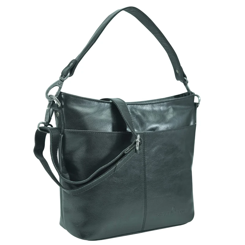 Lisa Handtasche Crossbody Leder Klein mit Austauschbaren Riemen