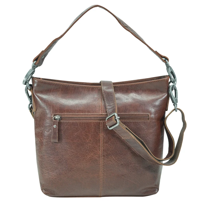 Lisa Handtasche Crossbody Leder Klein mit Austauschbaren Riemen
