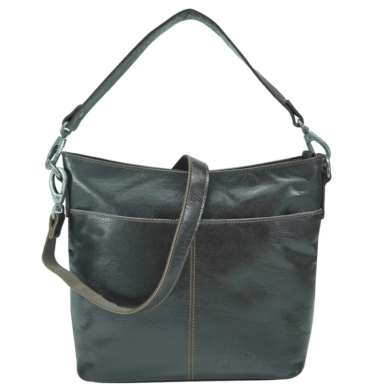 Lisa Handtasche Crossbody Leder Klein mit Austauschbaren Riemen