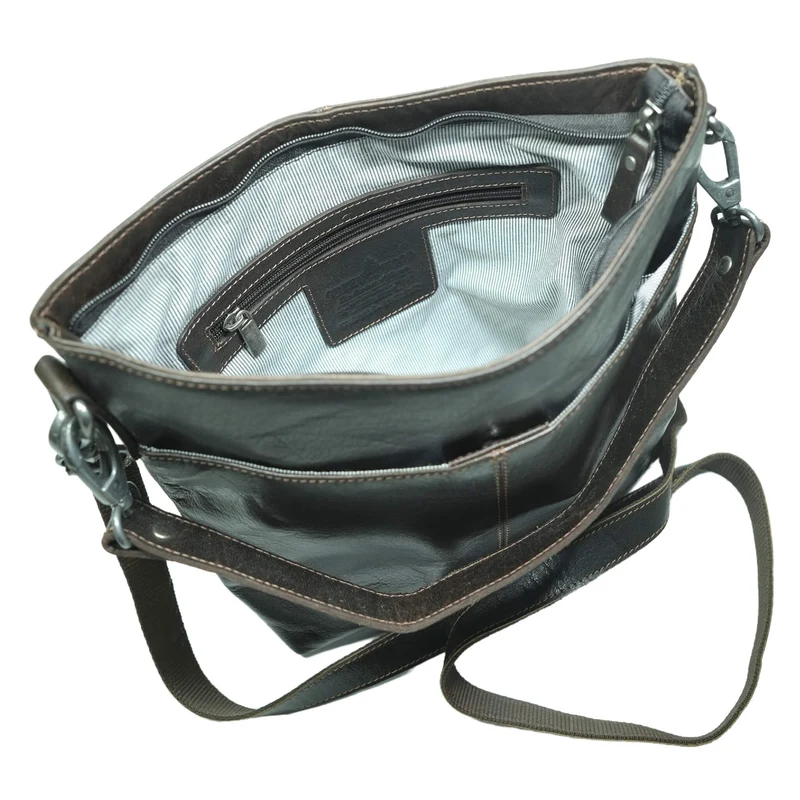 Lisa Handtasche Crossbody Leder Klein mit Austauschbaren Riemen