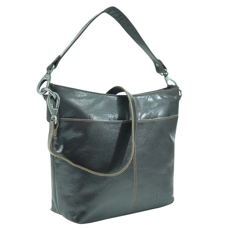 Lisa Handtasche Crossbody Leder Klein mit Austauschbaren Riemen