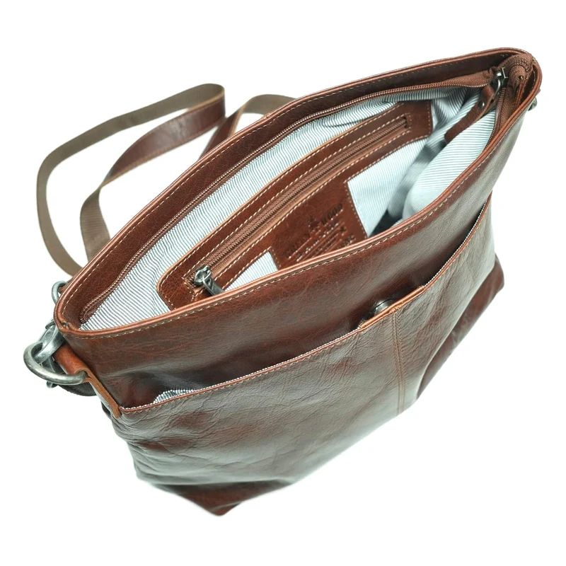 Lisa Handtasche Umhängetasche Leder mit Austauschbaren Riemen