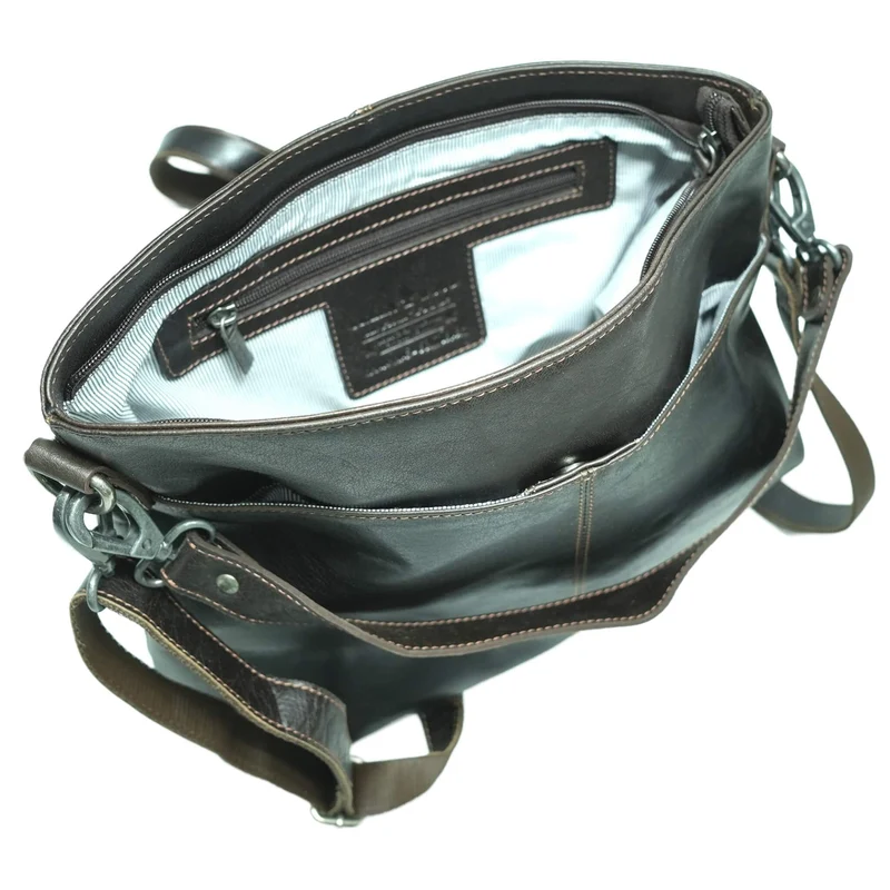 Lisa Handtasche Umhängetasche Leder mit Austauschbaren Riemen