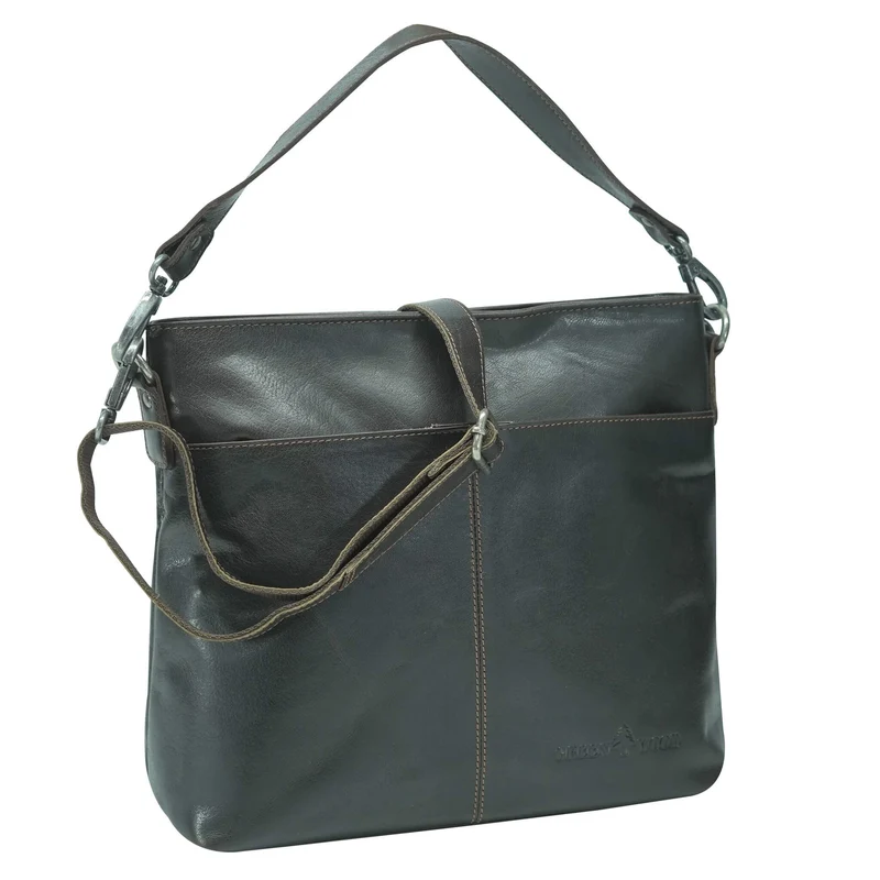 Lisa Handtasche Umhängetasche Leder mit Austauschbaren Riemen