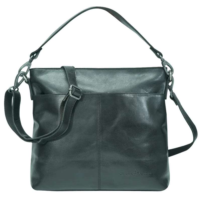 Lisa Handtasche Umhängetasche Leder mit Austauschbaren Riemen