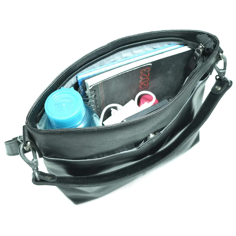 Lisa Handtasche Umhängetasche Leder mit Austauschbaren Riemen