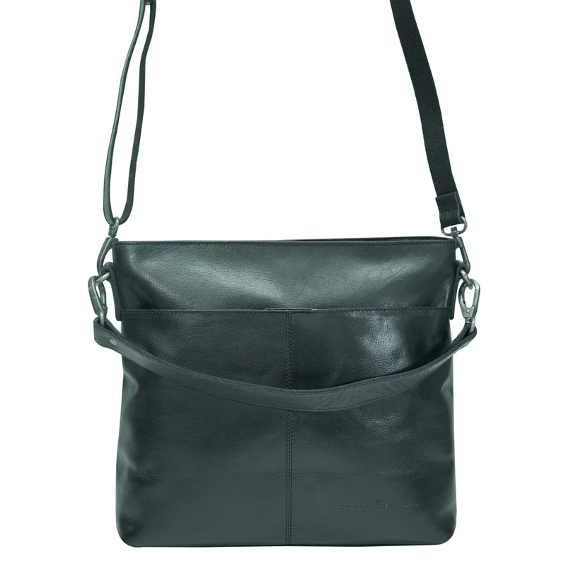 Lisa Handtasche Umhängetasche Leder mit Austauschbaren Riemen
