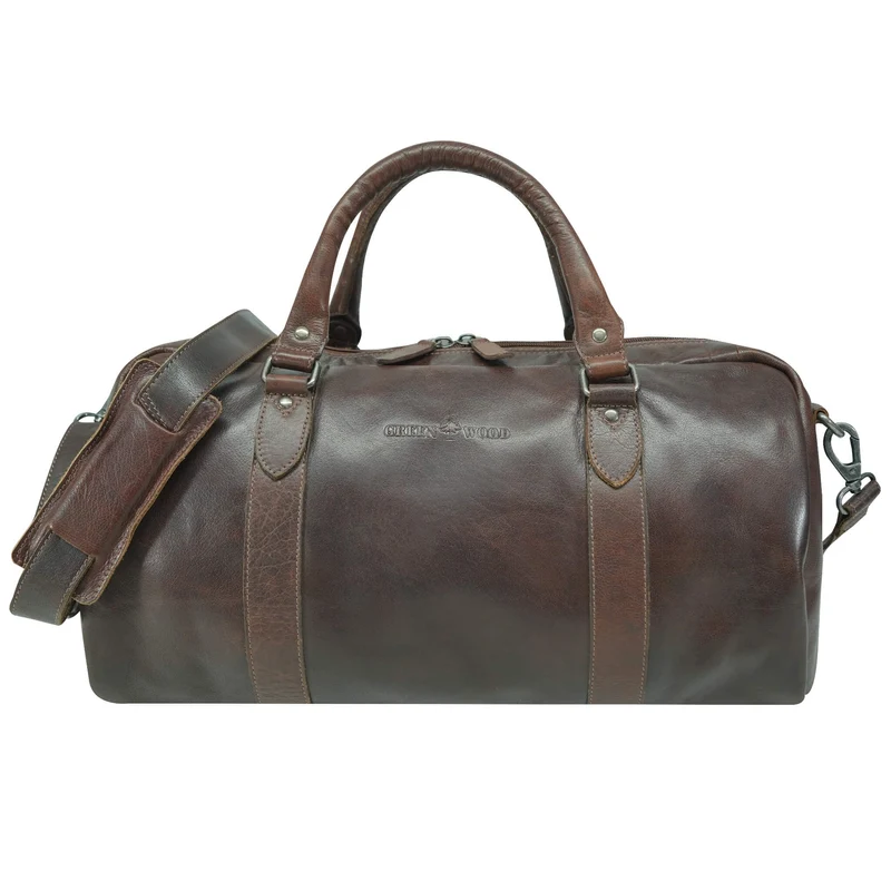 Jacob Herren Weekender Leder Duffle Bag Damen Sporttasche Klein