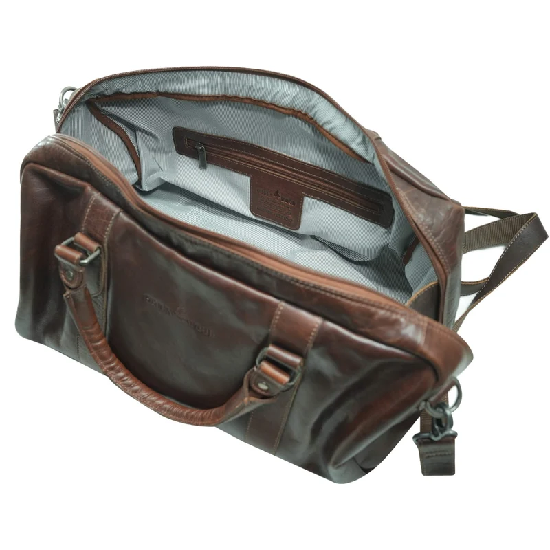 Jacob Herren Weekender Leder Duffle Bag Damen Sporttasche Klein