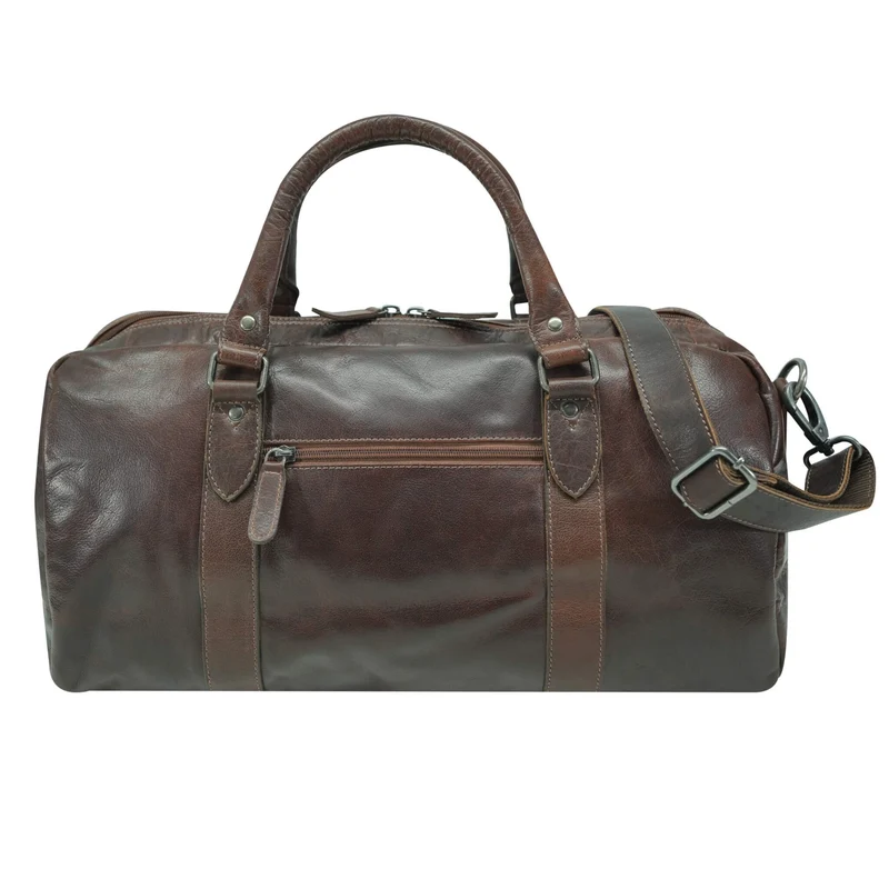 Jacob Herren Weekender Leder Duffle Bag Damen Sporttasche Klein