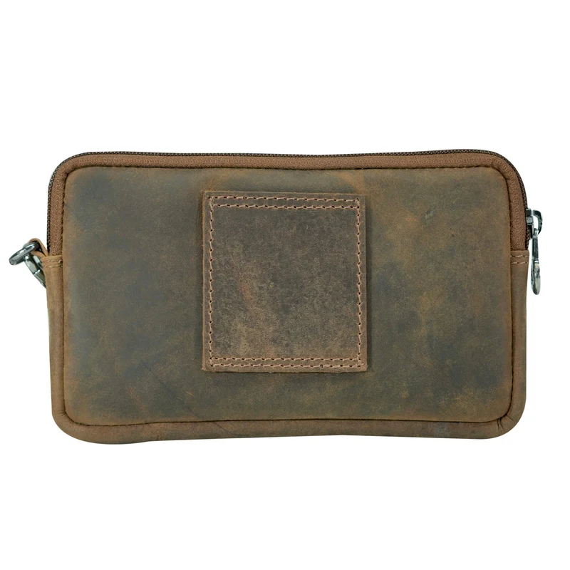 Baily Reise Halstasche Damen Leder Brusttasche Herren Gürteltasche