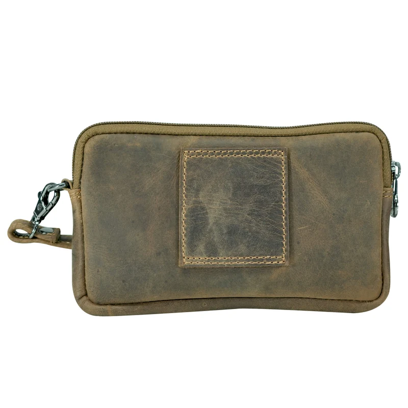 Baily Reise Halstasche Damen Leder Brusttasche Herren Gürteltasche