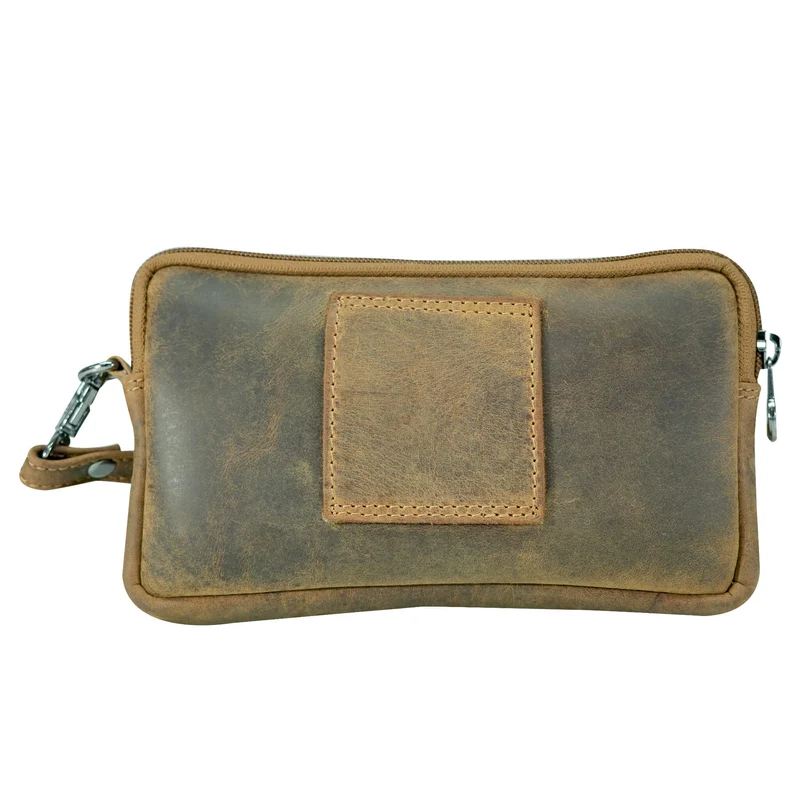 Baily Reise Halstasche Damen Leder Brusttasche Herren Gürteltasche