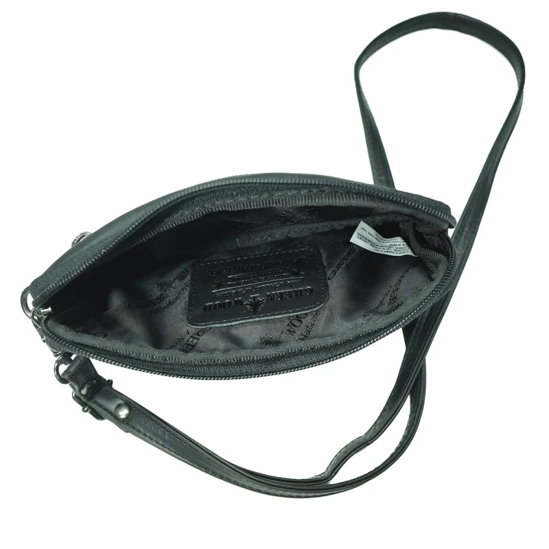 Baily Reise Halstasche Damen Leder Brusttasche Herren Gürteltasche