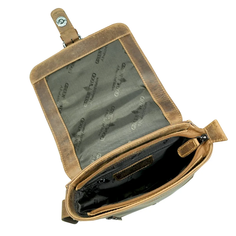 Rio Umhängetasche Klein Herren Crossbody Damen Ledertasche