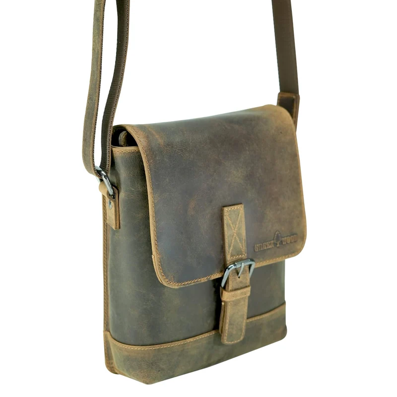 Rio Umhängetasche Klein Herren Crossbody Damen Ledertasche