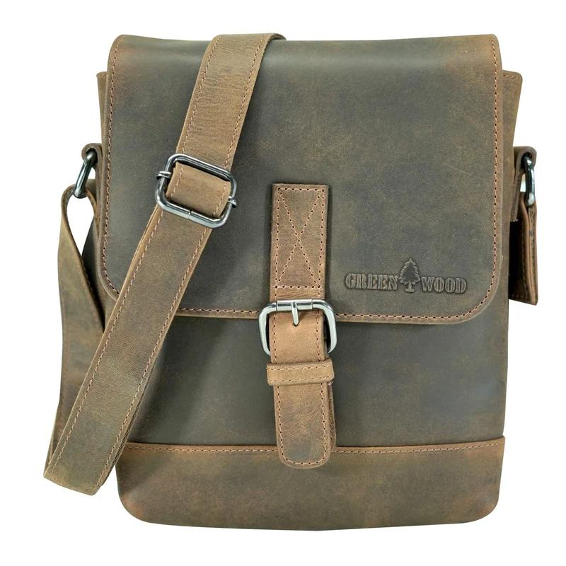 Rio Umhängetasche Klein Herren Crossbody Damen Ledertasche