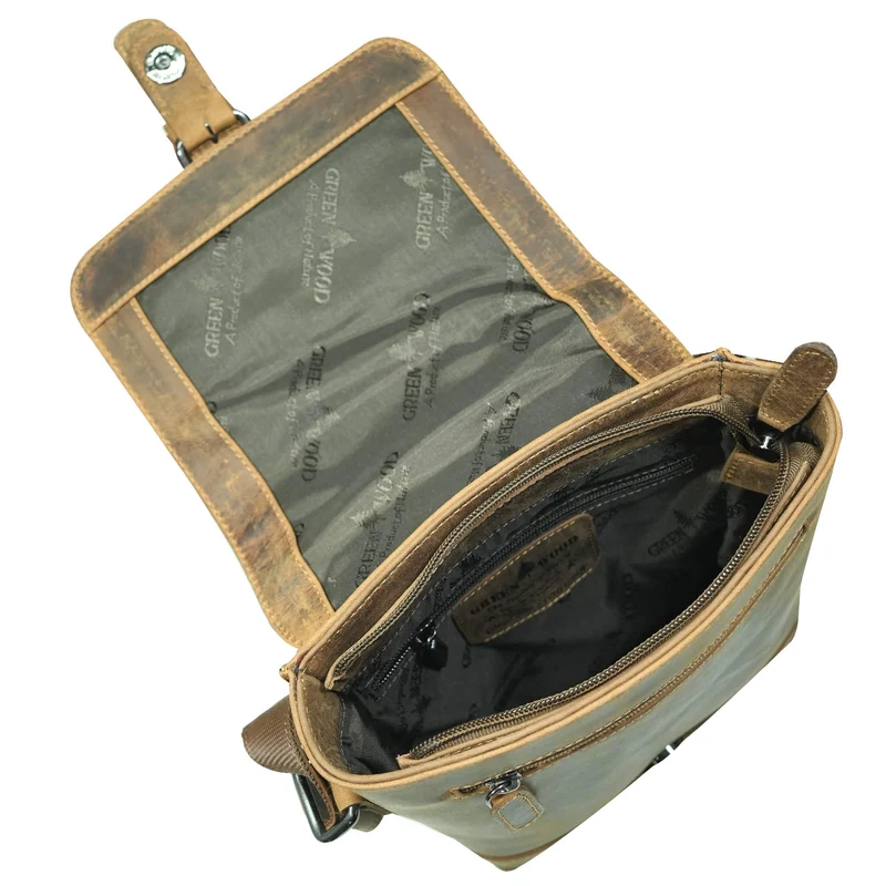 Rio Umhängetasche Klein Herren Crossbody Damen Ledertasche