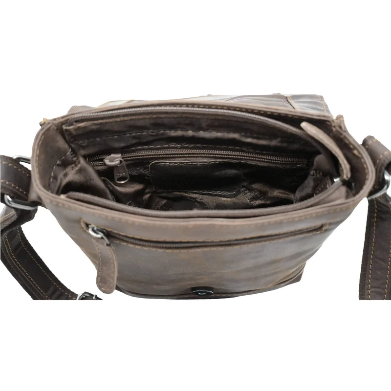 Rio Umhängetasche Klein Herren Crossbody Damen Ledertasche
