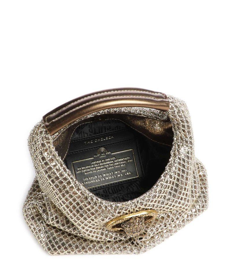 Kurt Geiger Chelsea Small Beuteltasche gold