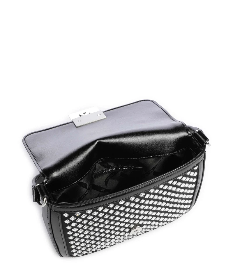 Armani Exchange Amy S Umhängetasche black/crystal