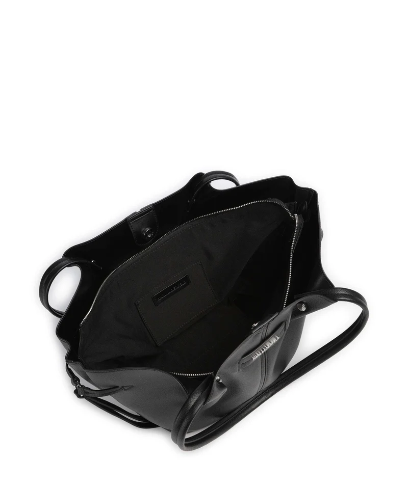 Karl Lagerfeld K/Pierced Small Shopper black nickel