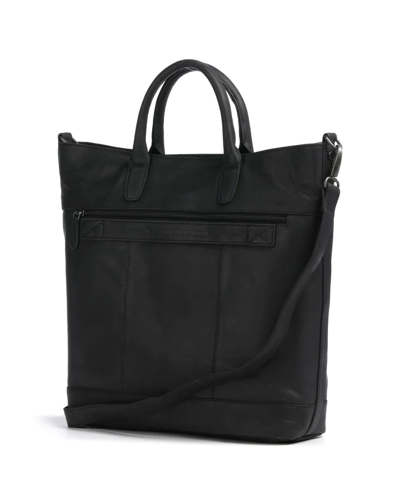 The Chesterfield Brand Wax Pull Up Cow Westbrook Handtasche black