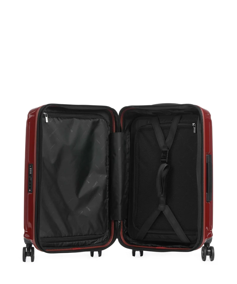 Samsonite Nuon 4-Rollen Trolley metallic red