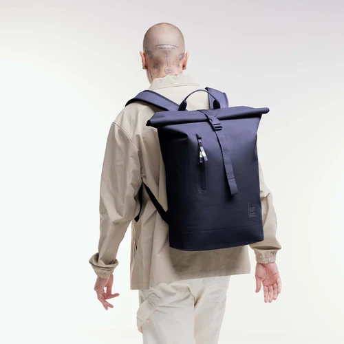 Rucksack Rolltop Lite 2.0 Monochrome aus Meeresplastik Tide