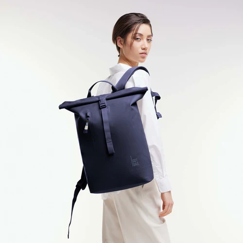 Rucksack Rolltop Lite 2.0 Monochrome aus Meeresplastik Tide