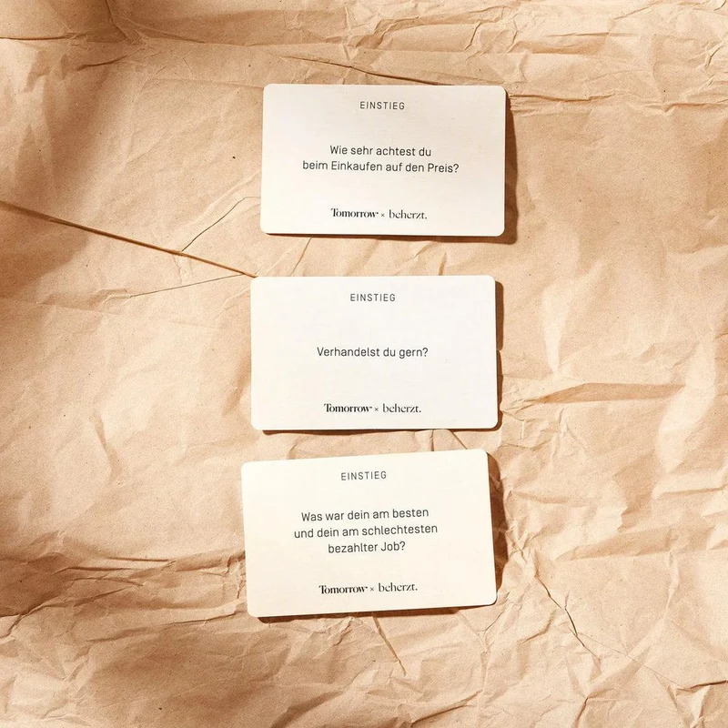 Fragespiel Eine Frage des Geldes