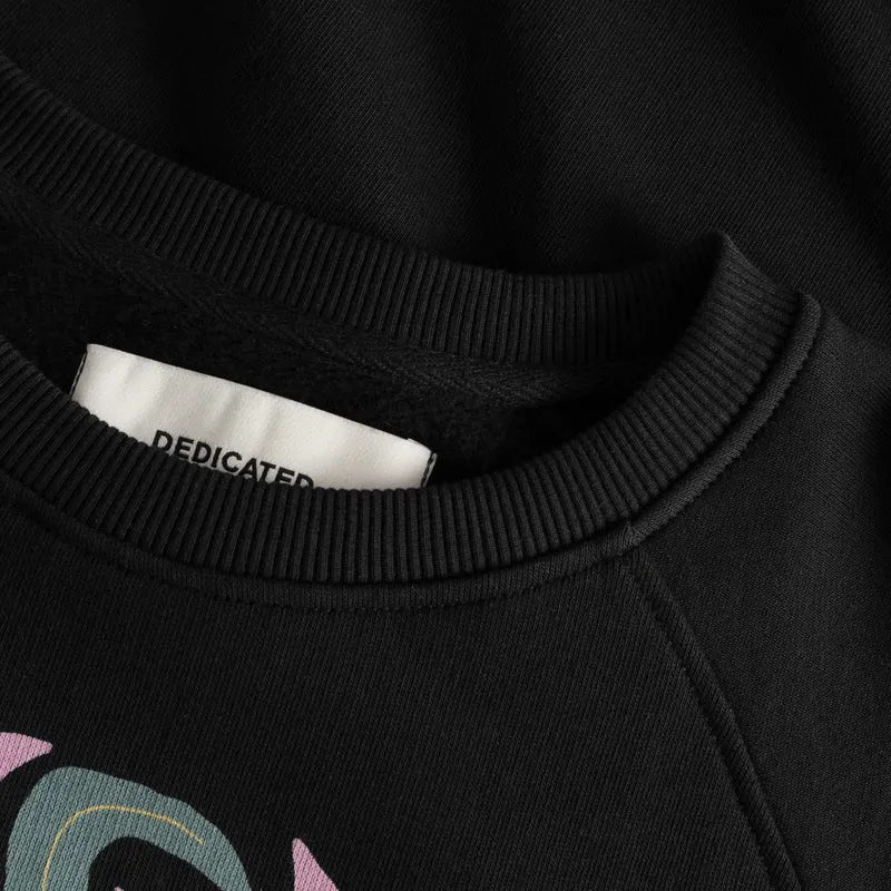 Sweatshirt Ystad Daisy Block Black