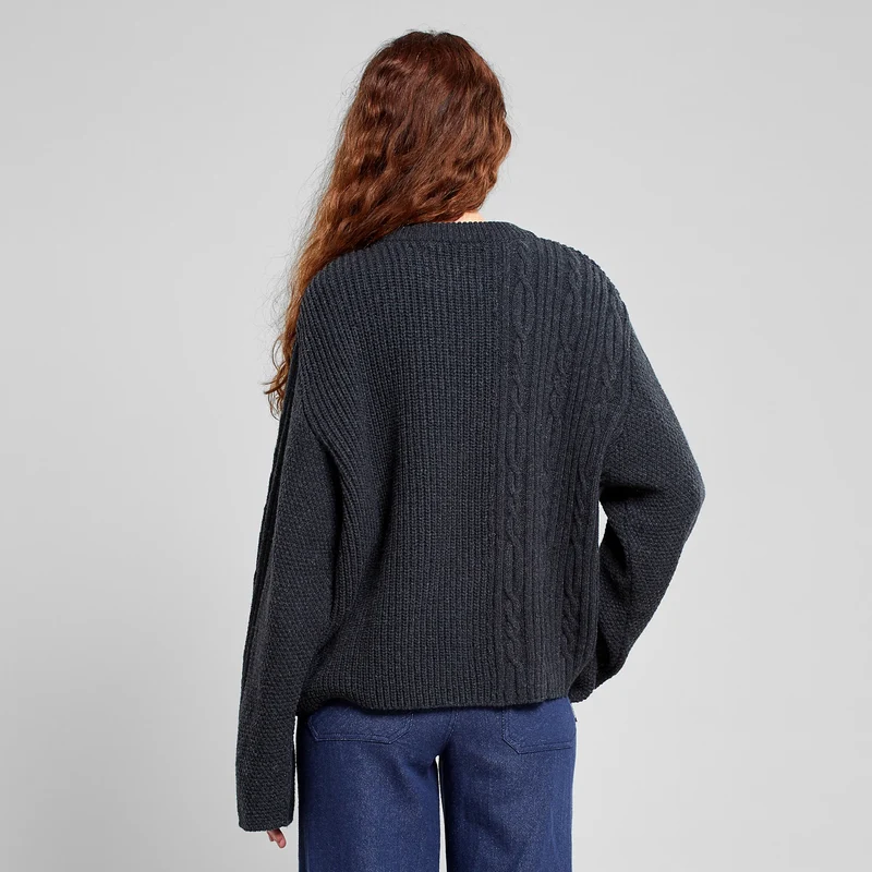 Sweater Limboda Dark Grey Melange