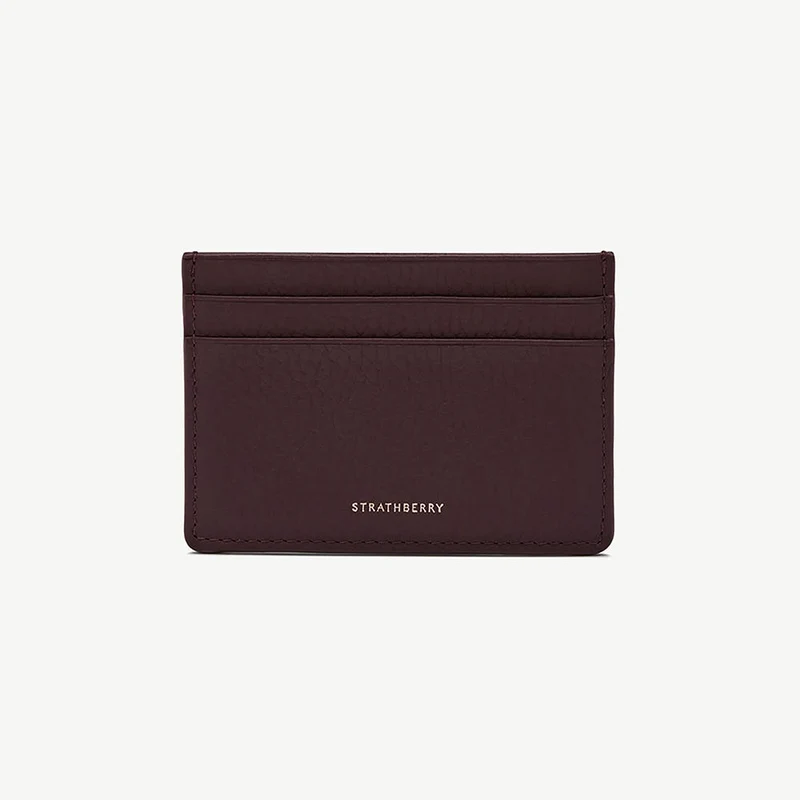 3 Slot Cardholder - Burgundy