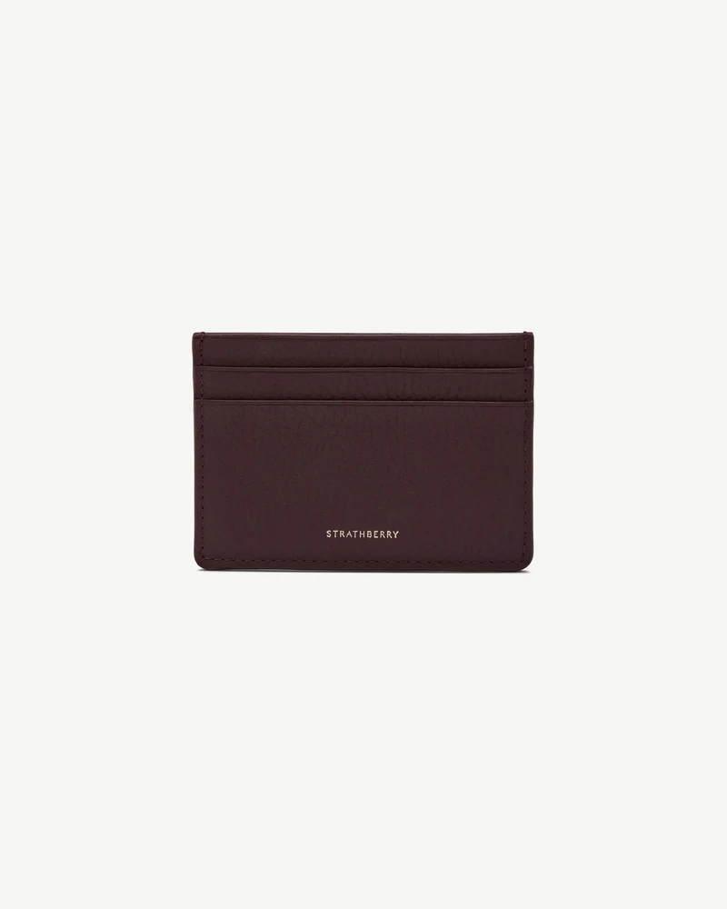 3 Slot Cardholder - Burgundy
