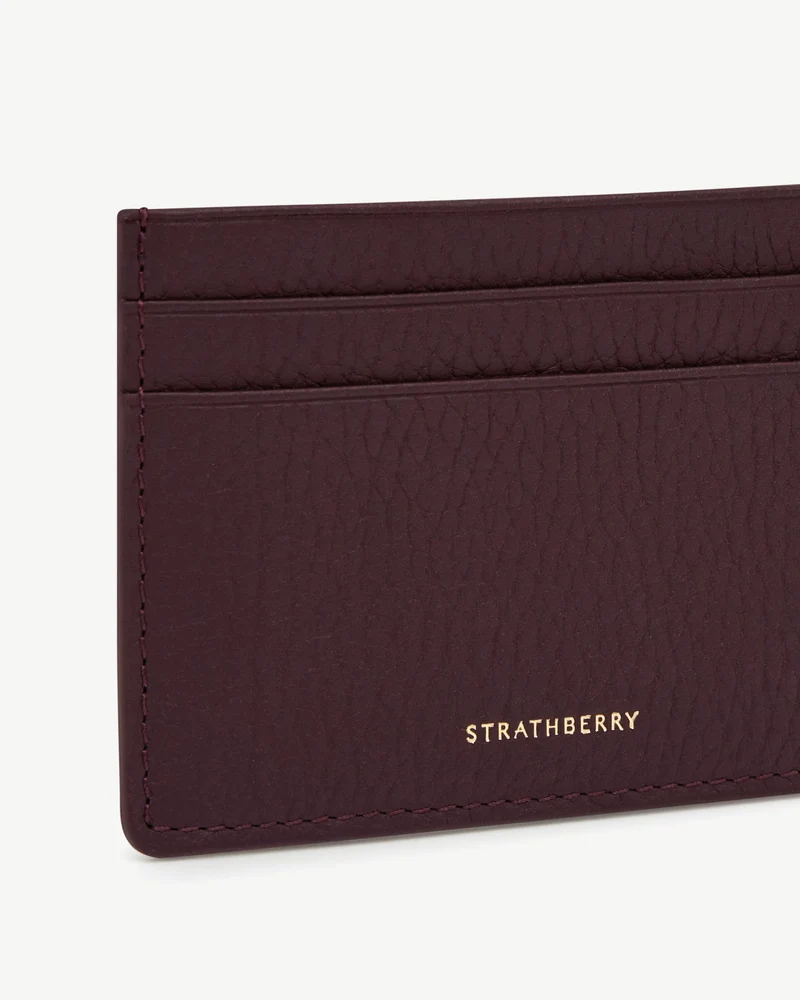 3 Slot Cardholder - Burgundy