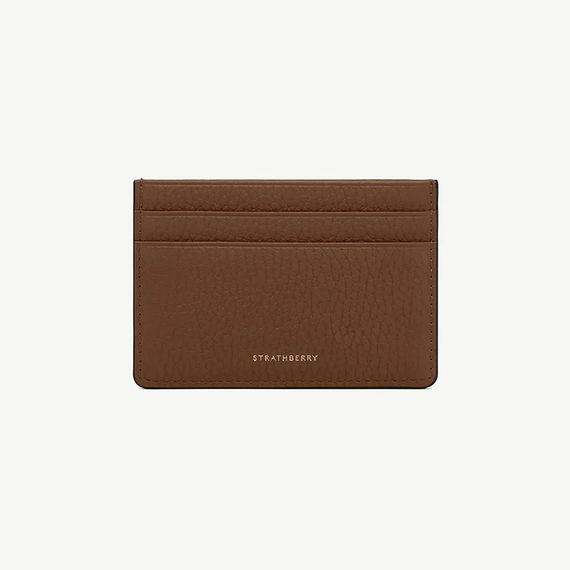 3 Slot Cardholder - Dark Tan