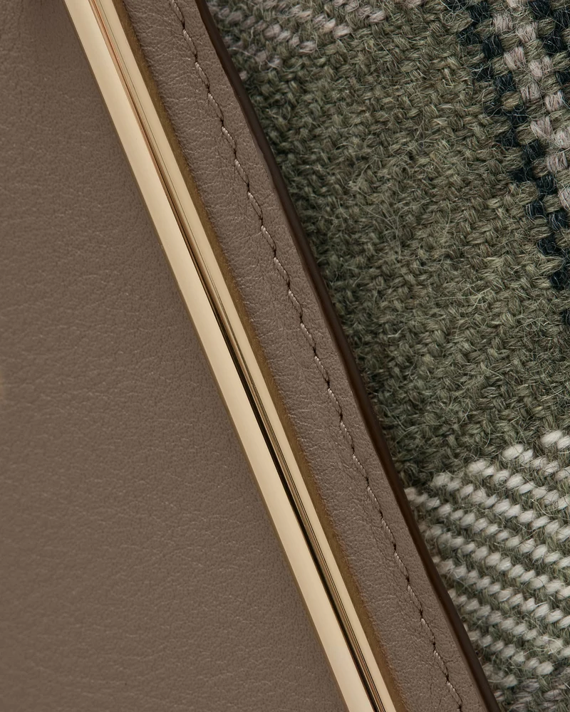 Multrees Chain Wallet - Strathberry Tartan Taupe