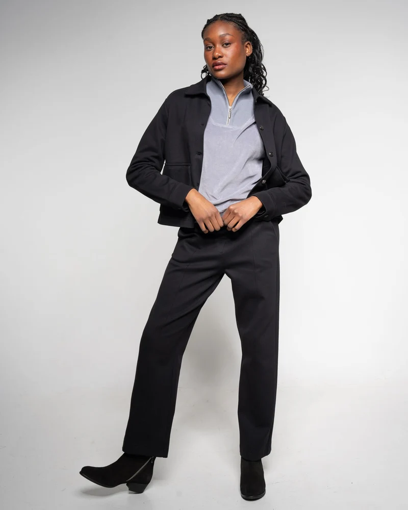Gabardine Jacke Raven
