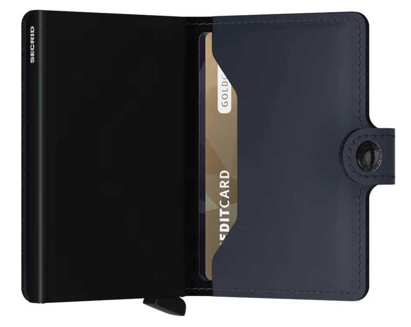 Miniwallet Portemonnaie Matte Nightblue