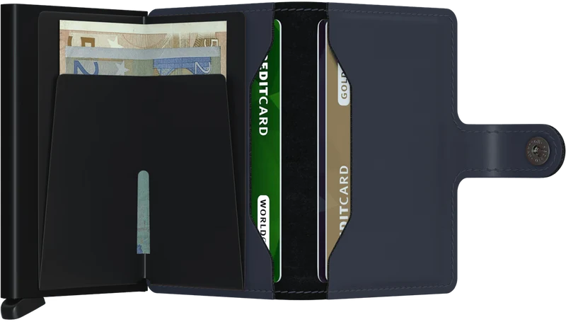 Miniwallet Portemonnaie Matte Nightblue