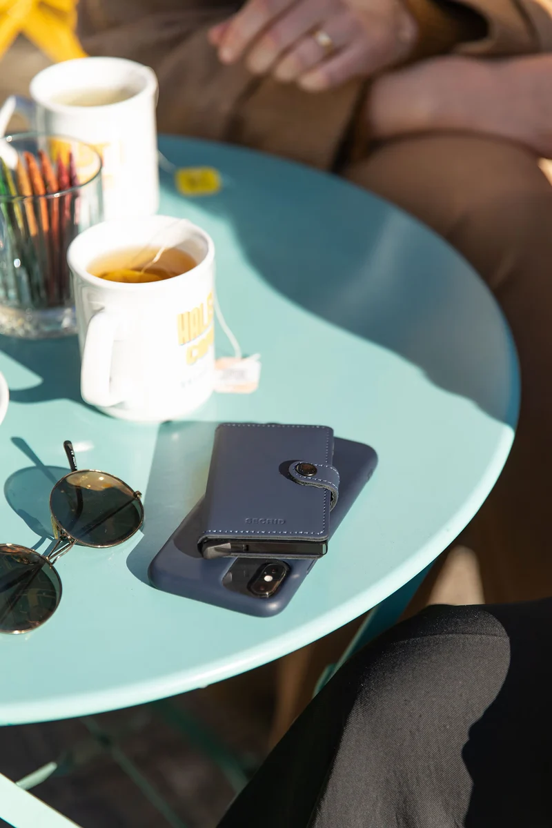 Miniwallet Portemonnaie Matte Nightblue