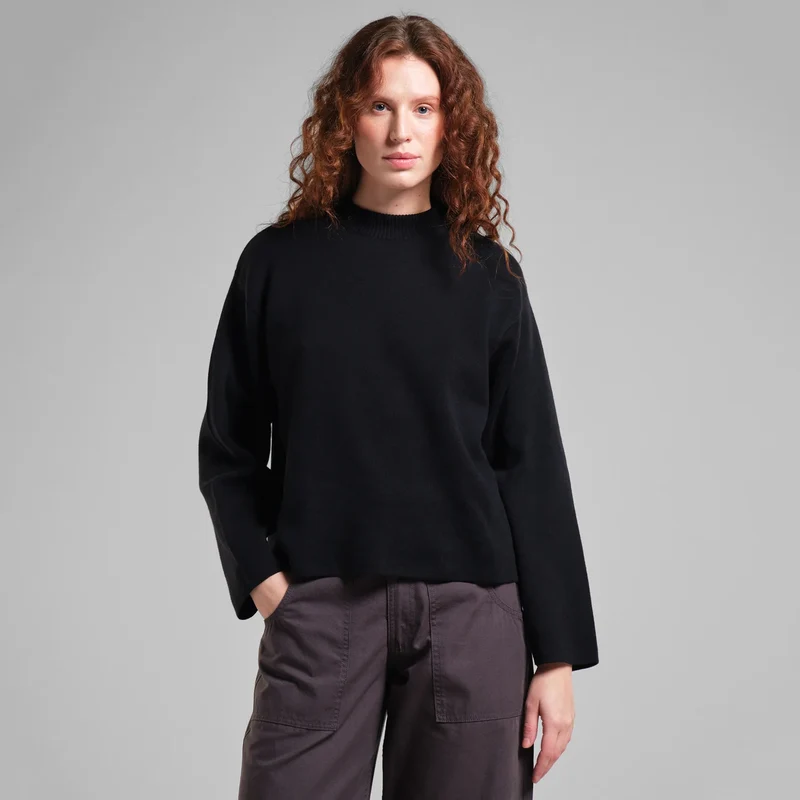 Strickpullover Limhamn Base Black