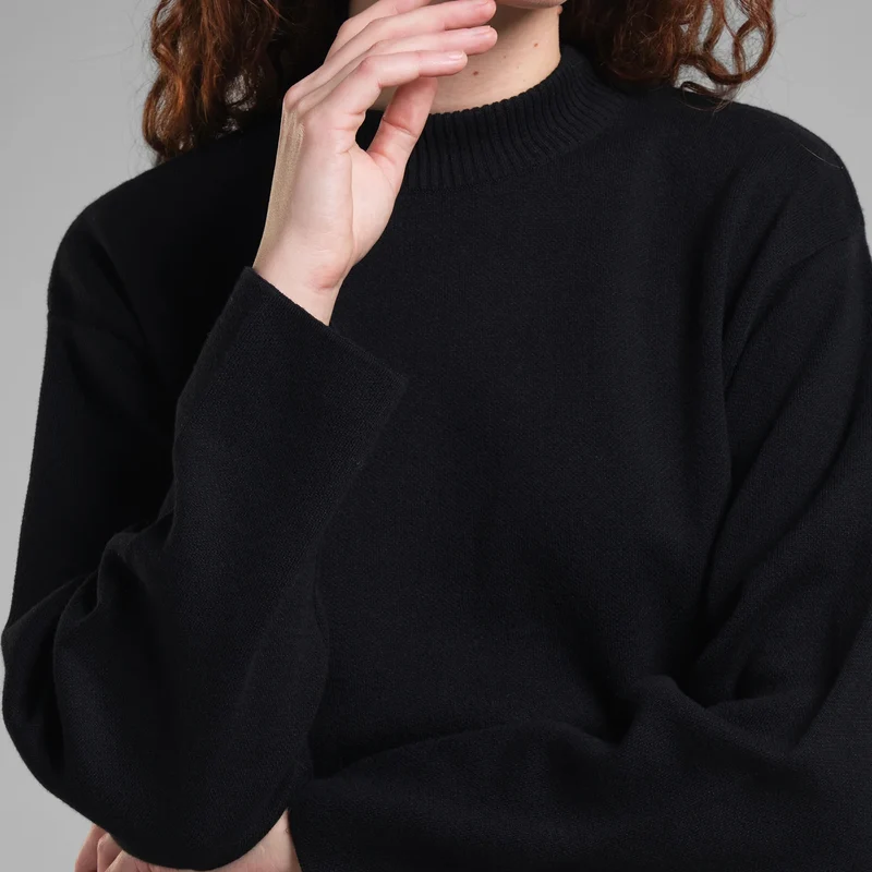 Strickpullover Limhamn Base Black