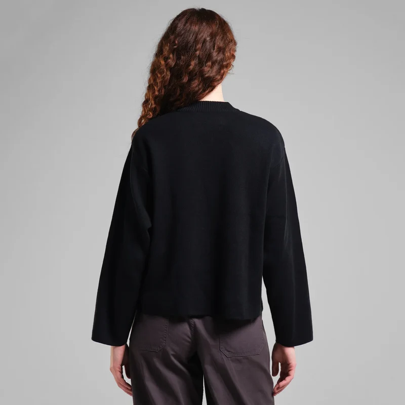 Strickpullover Limhamn Base Black