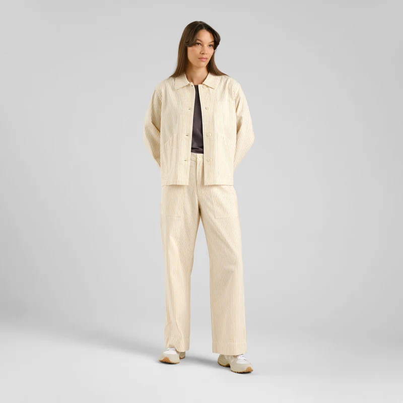 Hose Workwear Pants Vara Stripe Yellow