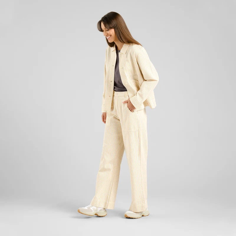 Hose Workwear Pants Vara Stripe Yellow