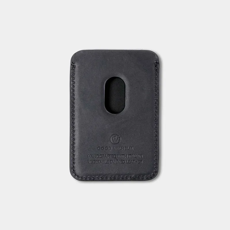 Magsafe Wallet EDUARD aus italienischem Vachetta Leder – Handgefertigter Luxus