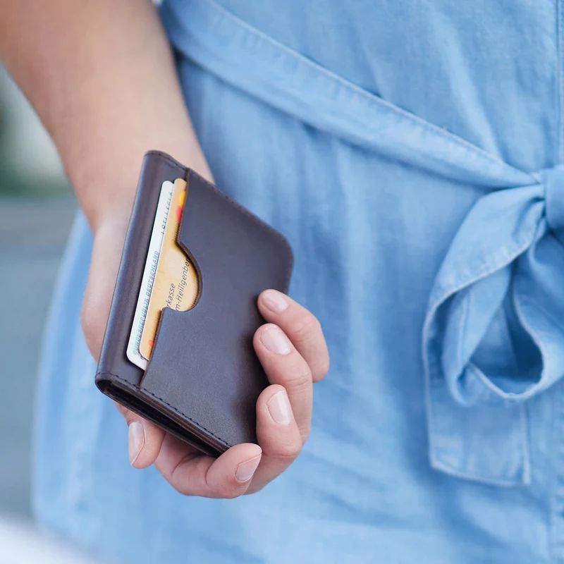 Bi-fold Geldbörse Herren Leder ARTHUR mit RFID Schutz